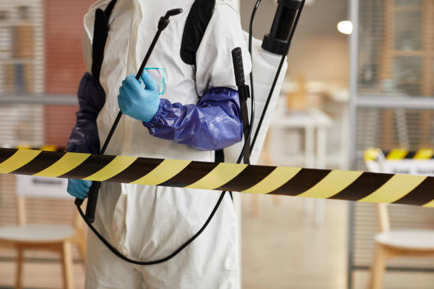 Professional Crime Scene Cleanup technician working in Burlington, IN